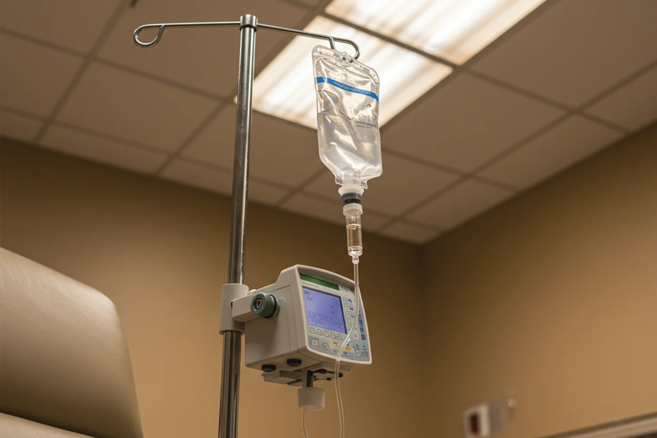 Фото капельницы снизу